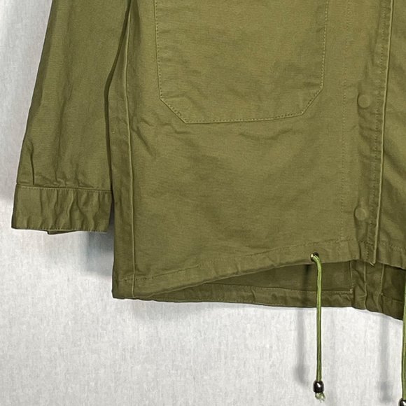 Lea & Viola pearl detail Army inspired utility jacket green M - Picture 4 of 16